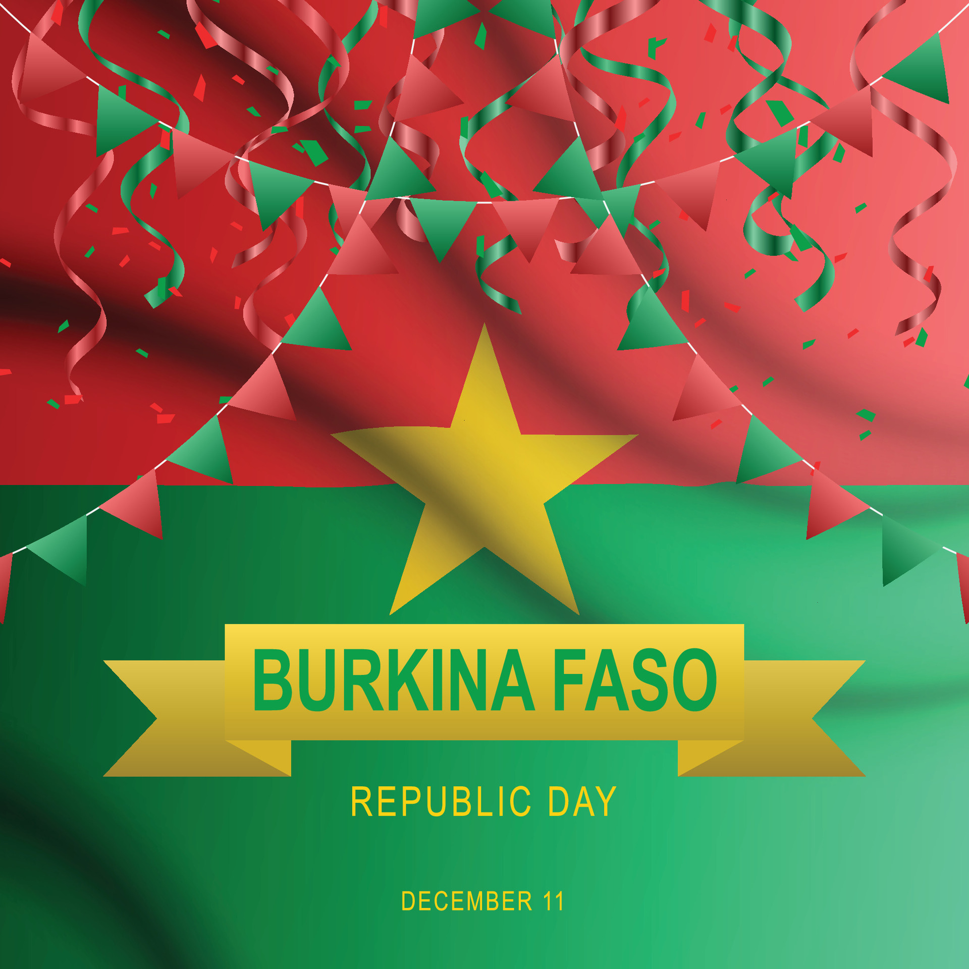 Burkina Faso Republic Day background. 34708921 Vector Art at Vecteezy