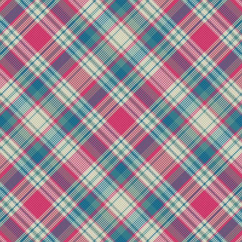 Tartan plaid pattern with texture and nature color. vector