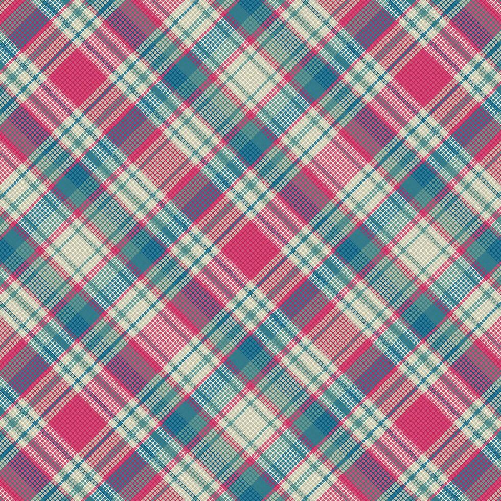 Tartan plaid pattern with texture and nature color. vector