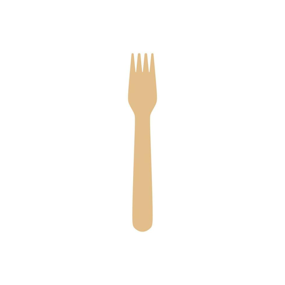 fork flat design vector illustration isolated on white background. restaurant business concept. Kitchen tools, utensils and kitchen accessories