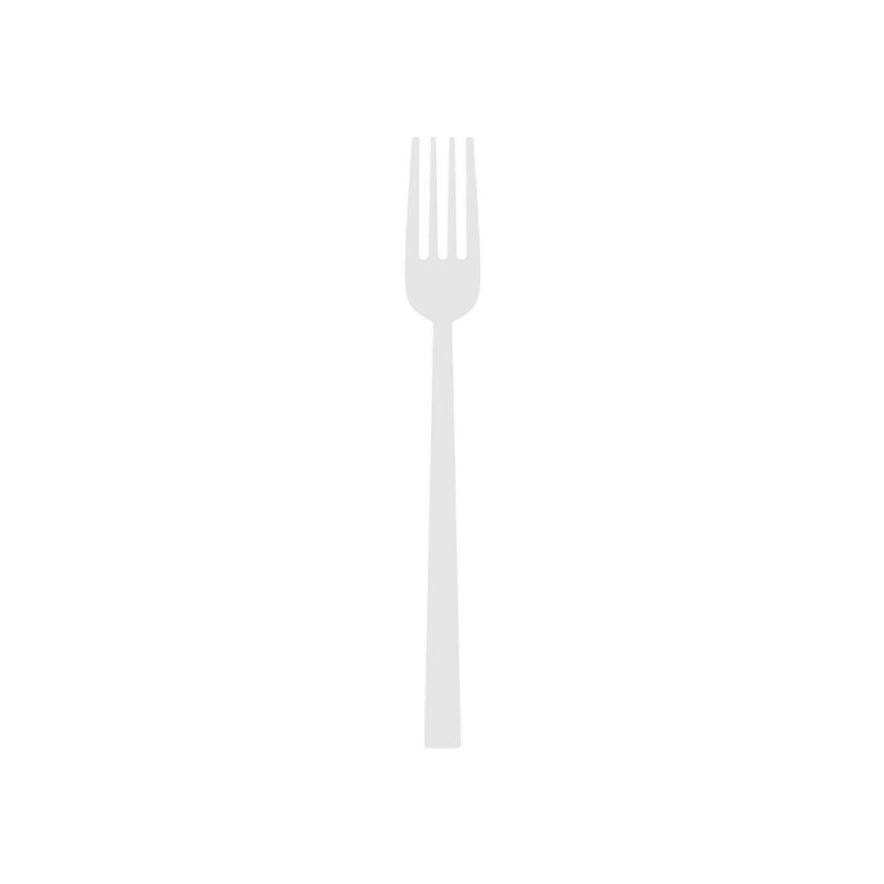 tenedor plano diseño vector ilustración aislado en blanco antecedentes. restaurante negocio concepto. cocina herramientas, utensilios y cocina accesorios