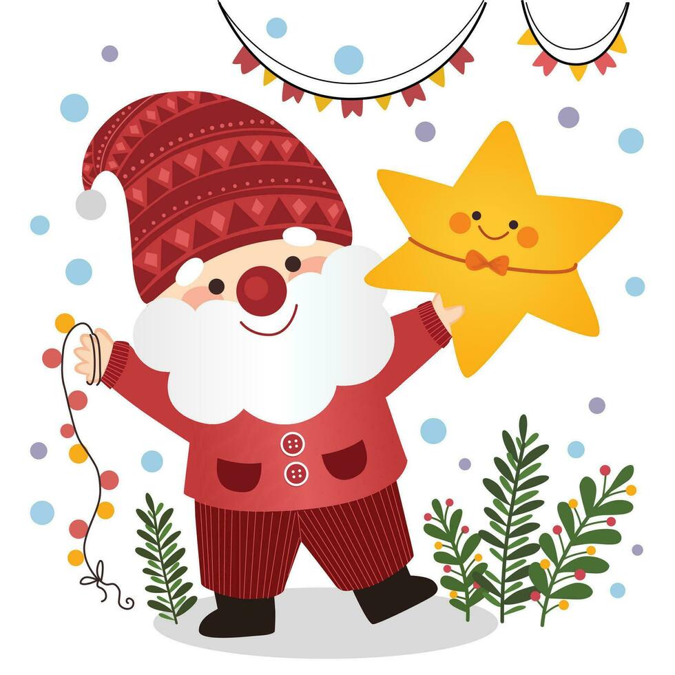 Vector Illustration of Santa Claus