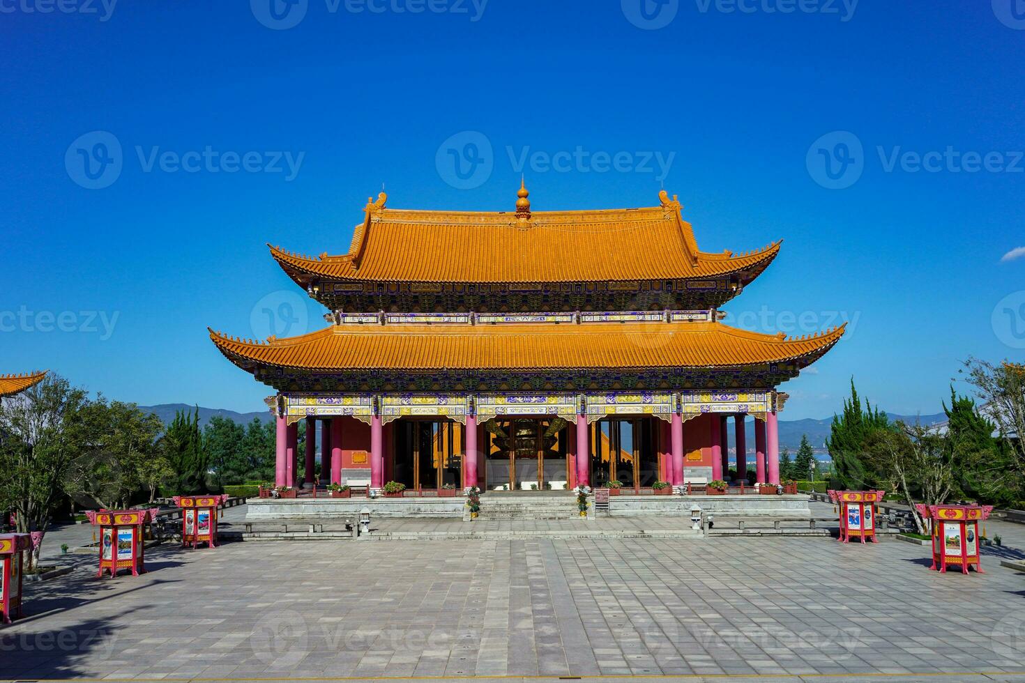 Chong Sheng Temple, Dali city, China, an ancient famous tourist attraction photo