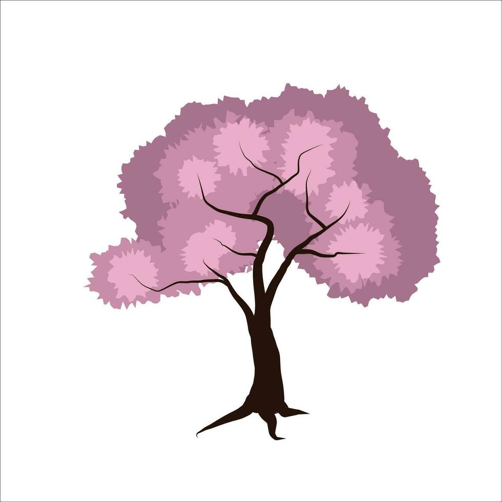 Tree drawign stock vector illustration