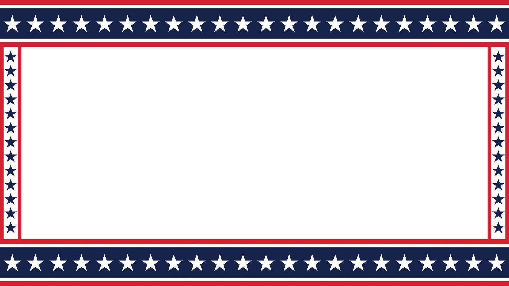 patriotic background with stars vector