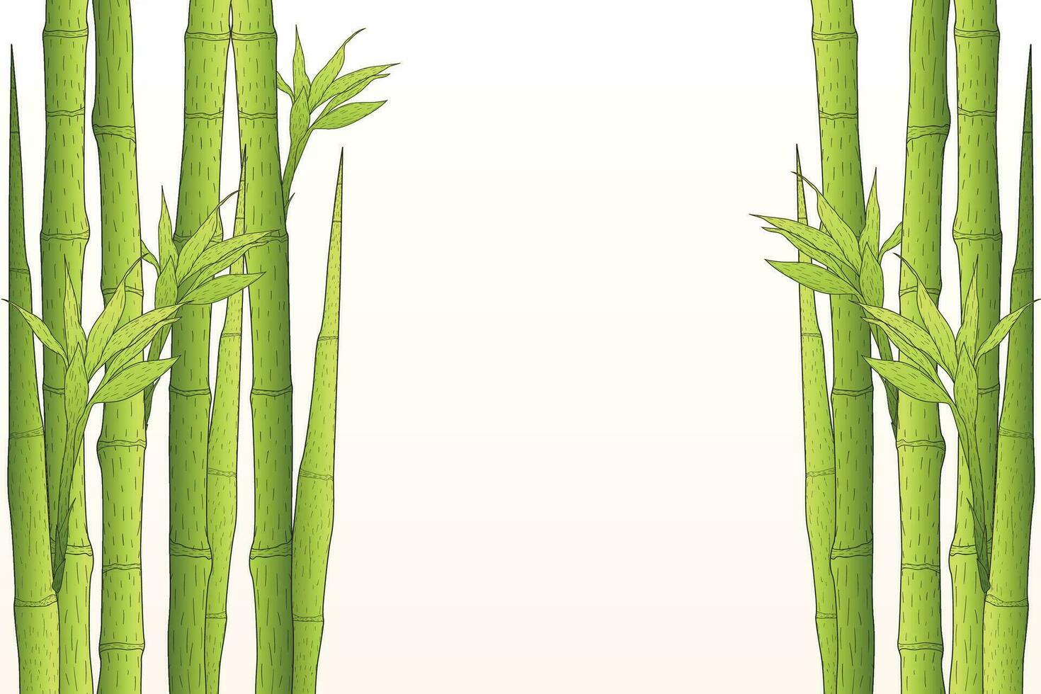 bamboo tree vector