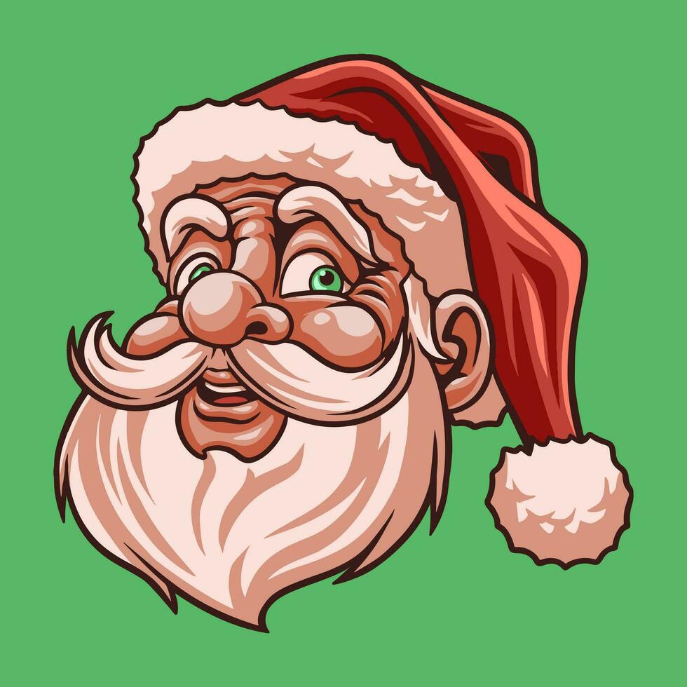 Santa Claus mascot great illustration for your branding business vector