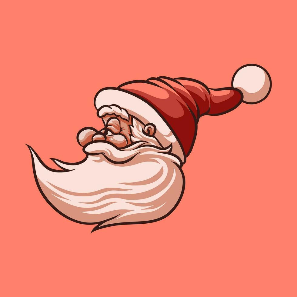 Santa Claus mascot great illustration for your branding business vector