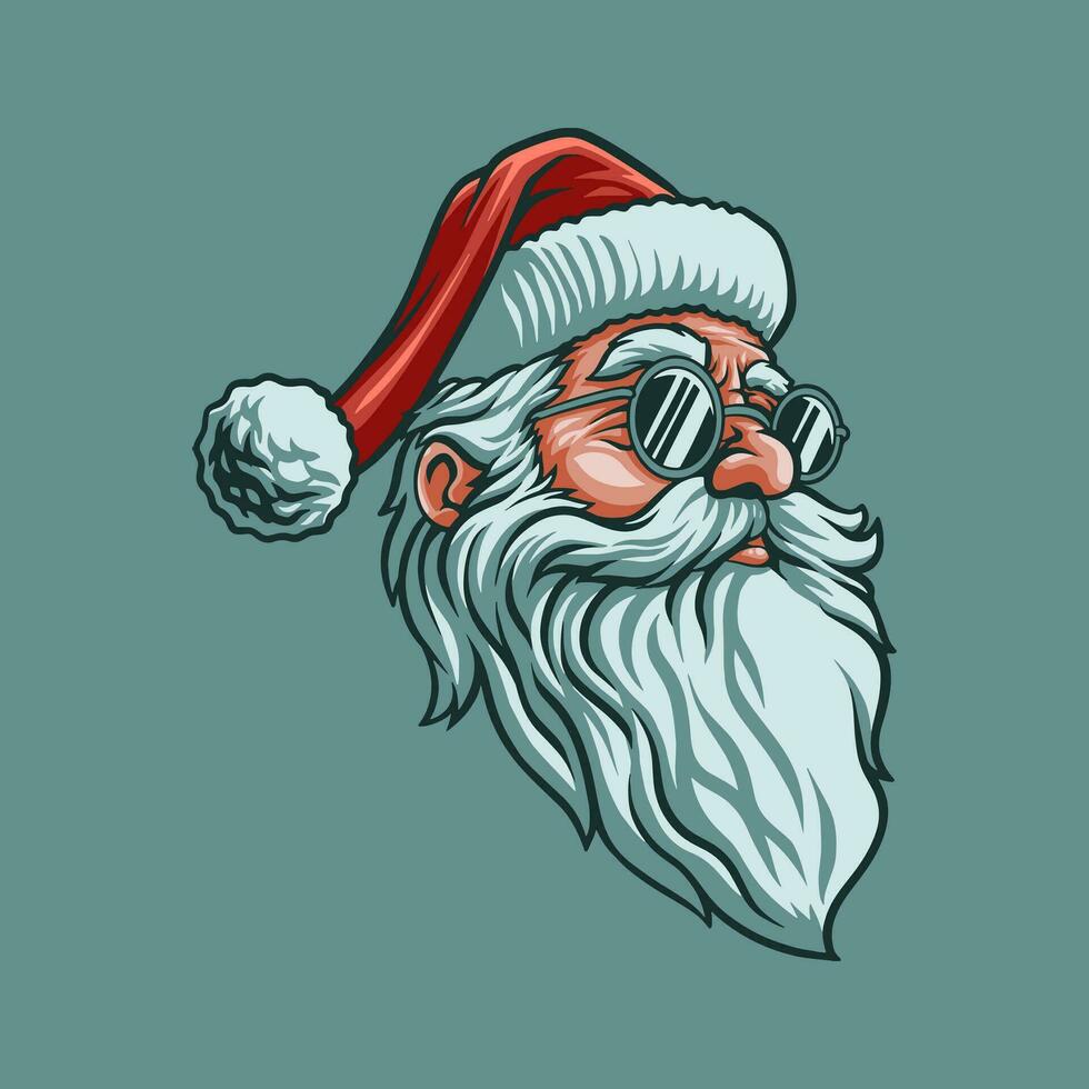 Santa Claus mascot great illustration for your branding business vector