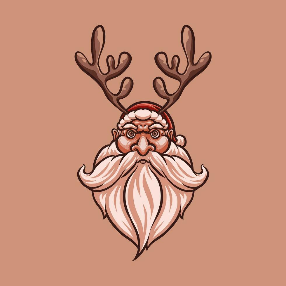 Santa Claus mascot great illustration for your branding business vector