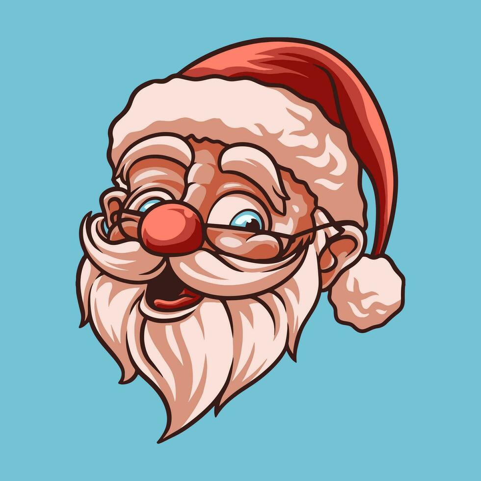 Santa Claus mascot great illustration for your branding business vector