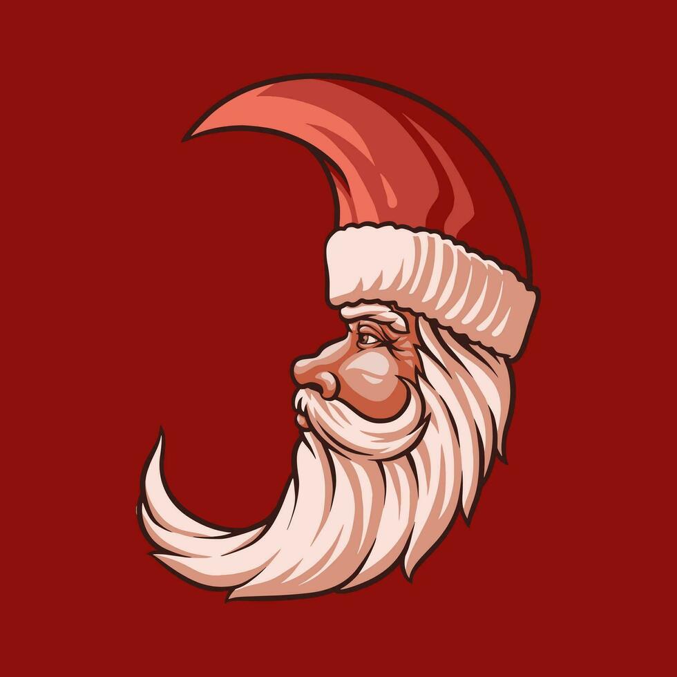 Santa Claus mascot great illustration for your branding business vector