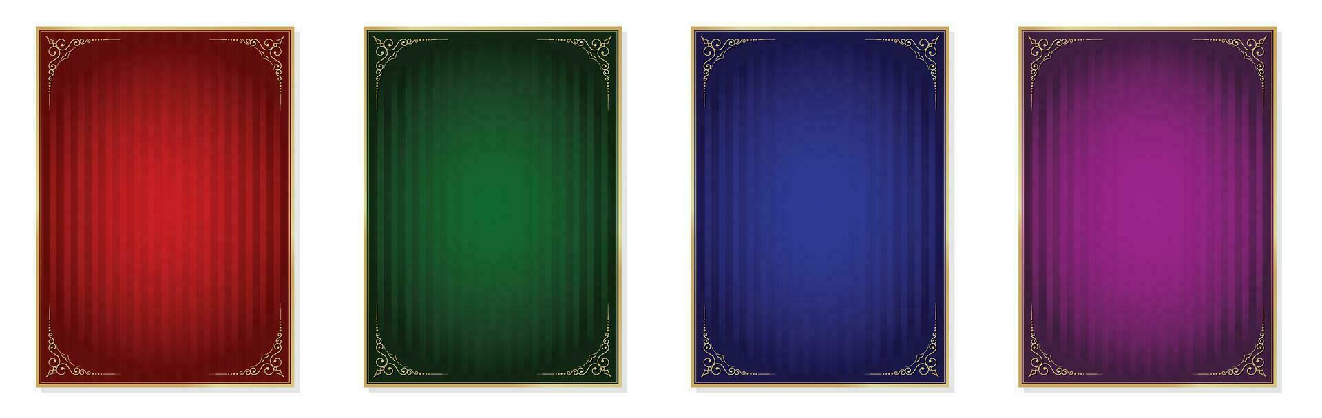 Corner Adorned Christmas Card or Flyer Background Vector Illustration.