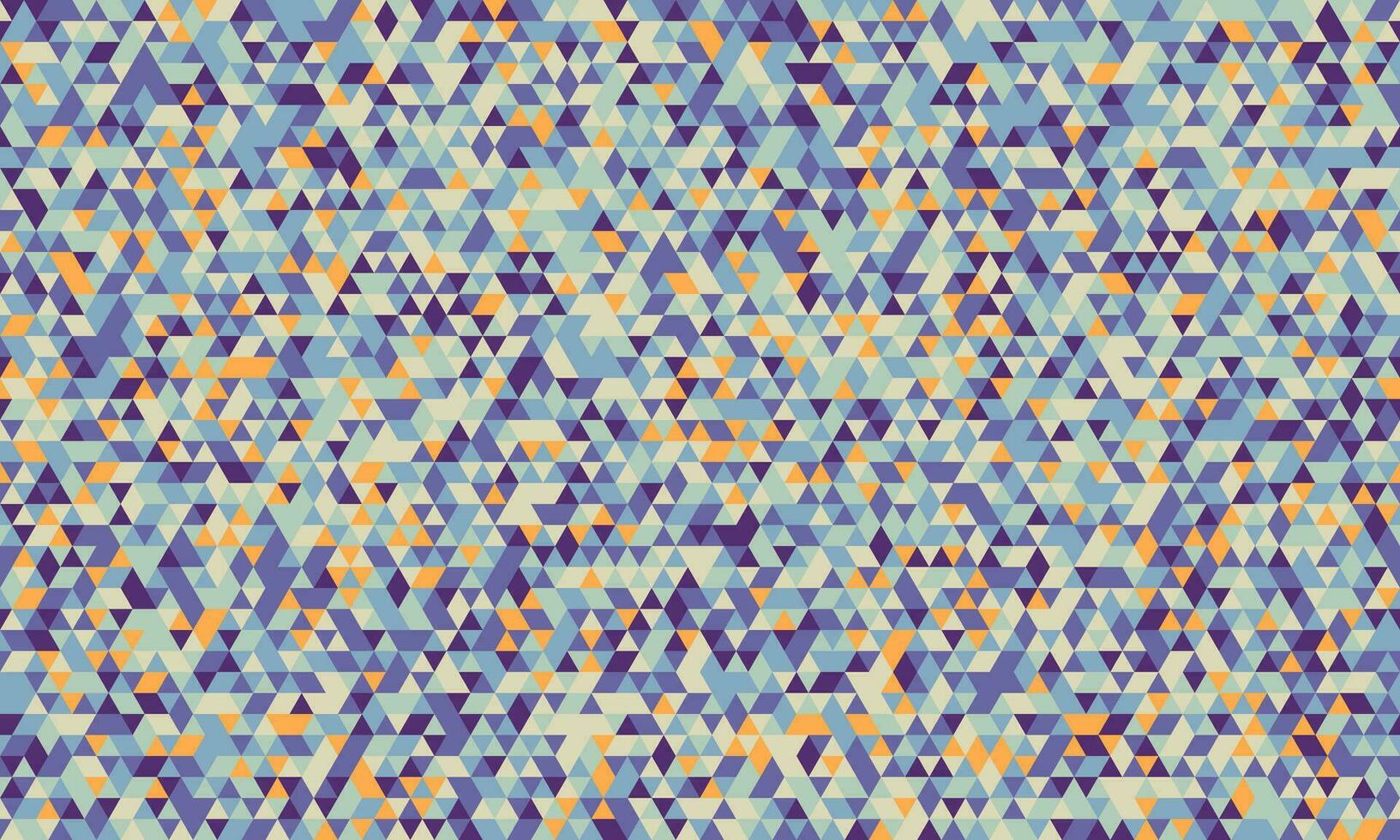 Abstract multicolor background, geometric pattern of triangles in blue-purple-yellow, design for poster, banner, card and template vector