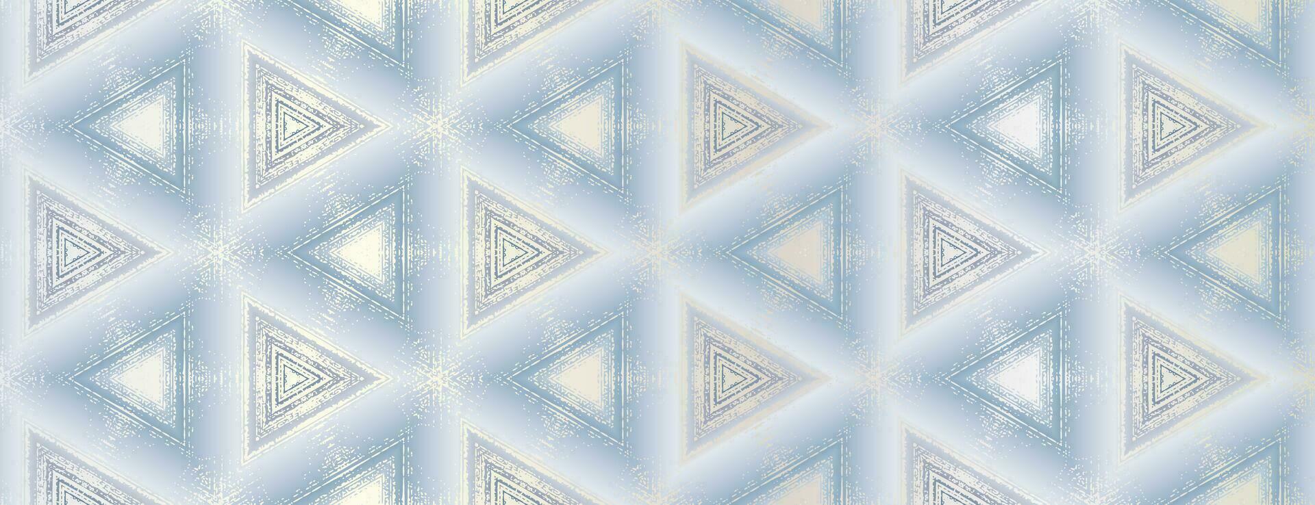 Abstract silver and light grey textured triangles pattern. Geometric ornament for design, poster, banner, packaging design, wrapping paper, wallpaper, background vector