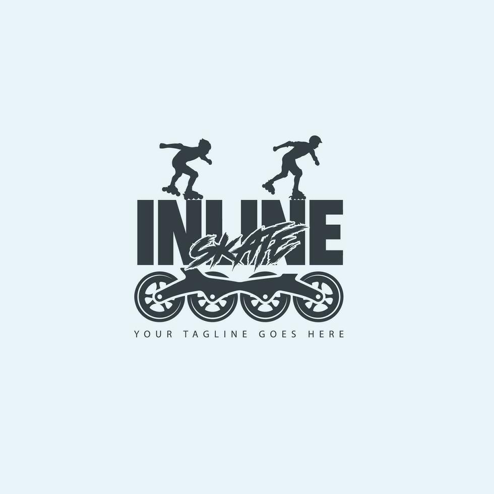 inline skating logo vector 34711907 Vector Art at Vecteezy