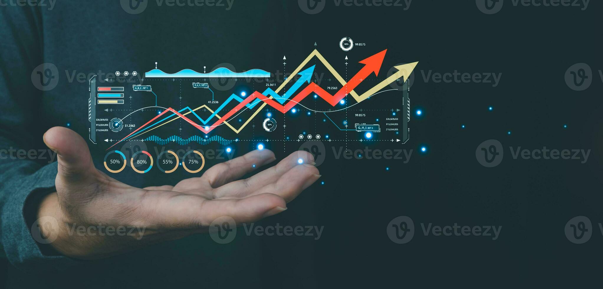 Cutting-edge tech AI, data access, 5G drives business success, growth, and innovation, attracting diverse markets and enhancing services for added value and customer satisfaction. photo