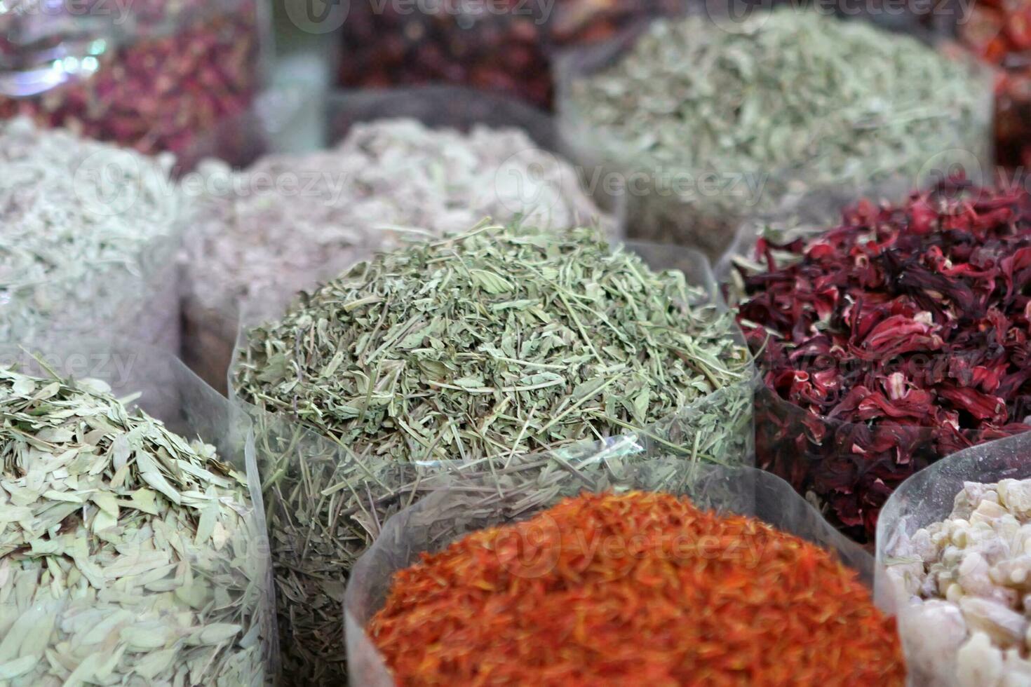 Spices on the market photo