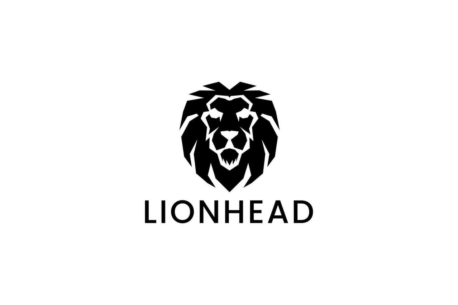 lion logo vector icon illustration