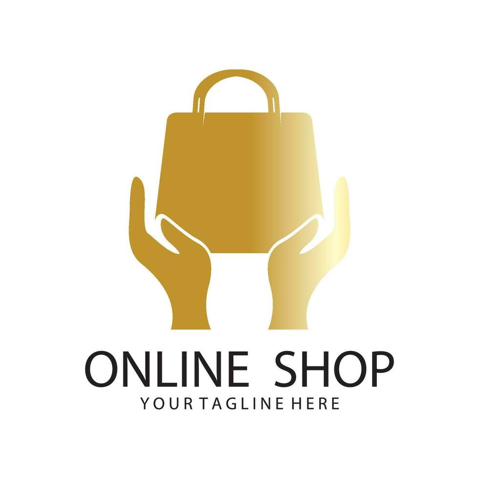 Online Shop Logo Template vector