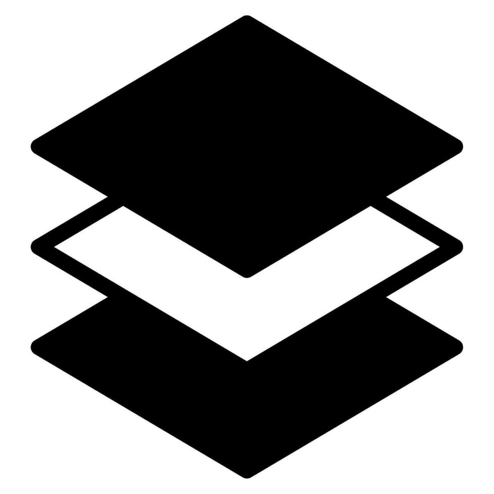 Layers icon illustration for web, app, infographic, etc vector