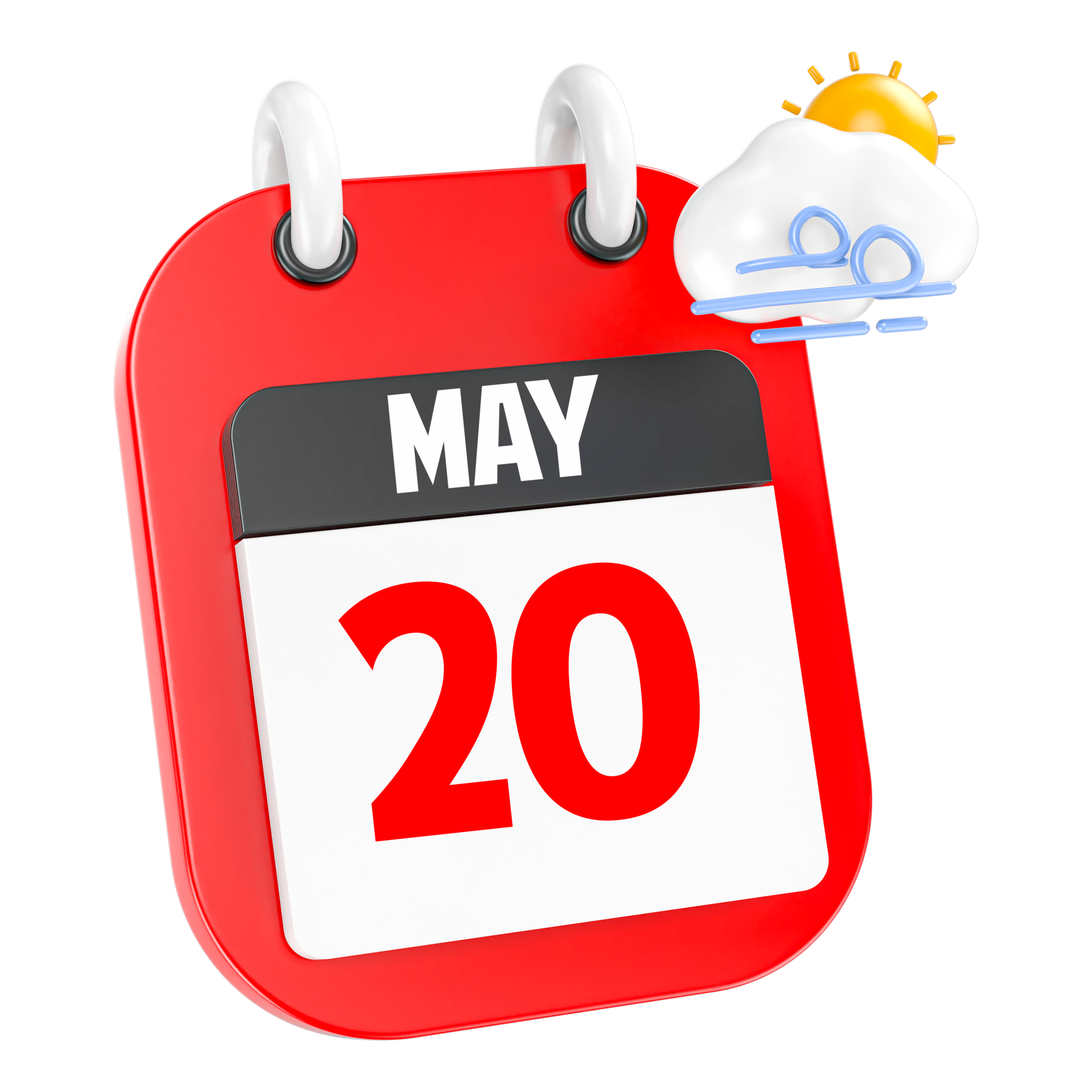 may 20 calendar icon on transparent background 34713321 PNG