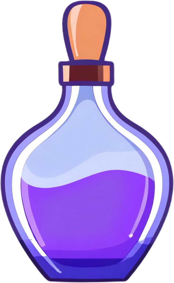 perfume bottle icon. AI Generated png