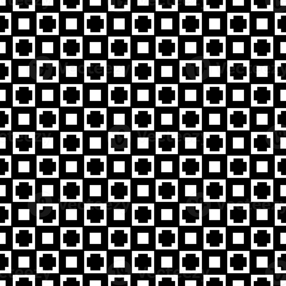 Black seamless abstract pattern. Overlay for background and backdrop. Ornamental design. PNG graphic illustration with transparent background.