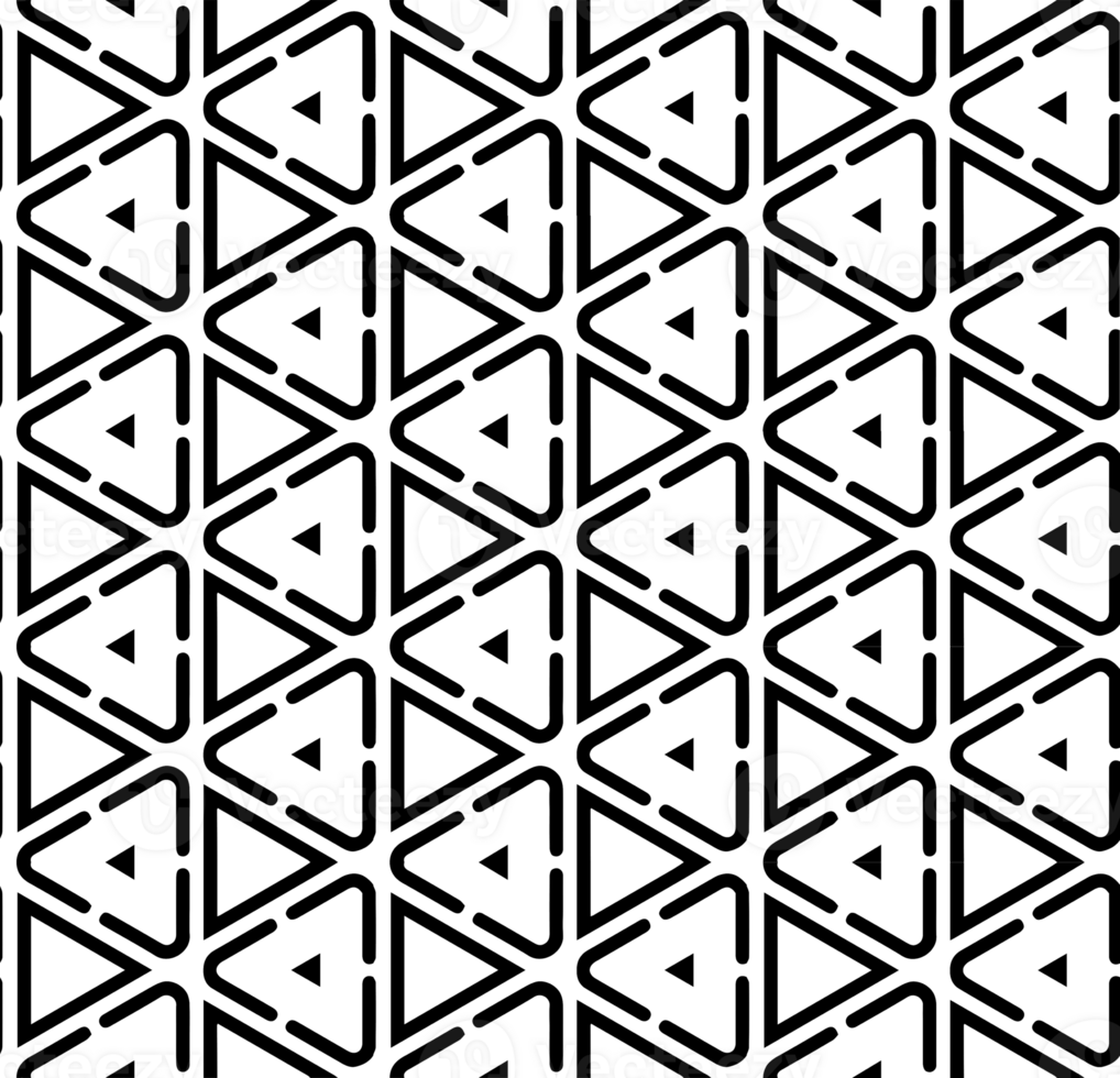 Black seamless abstract pattern. Overlay for background and backdrop. Ornamental design. PNG graphic illustration with transparent background.