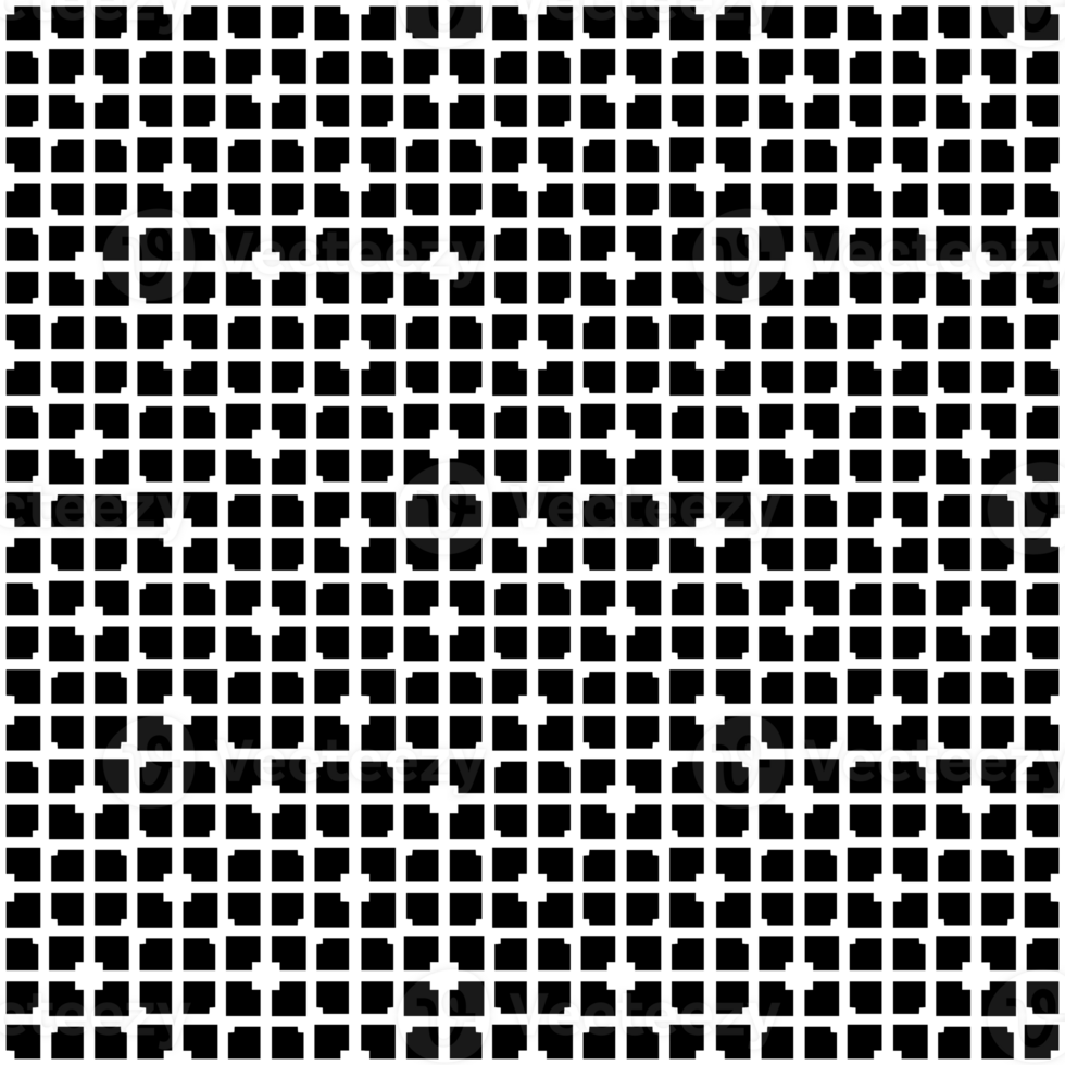 Black seamless abstract pattern. Overlay for background and backdrop. Ornamental design. PNG graphic illustration with transparent background.