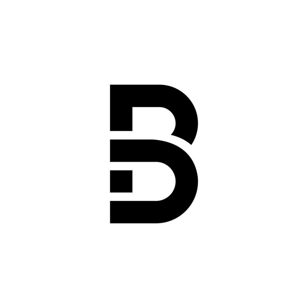 Letter PB creative line art unique shape monogram business branding logo vector