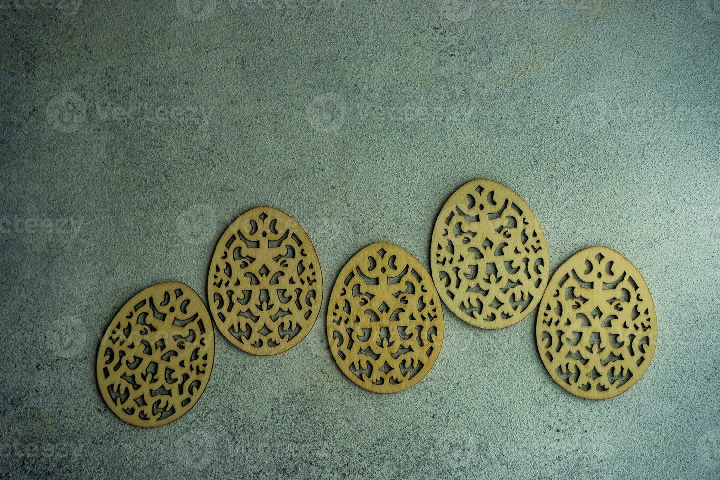 Easter spring card concept photo