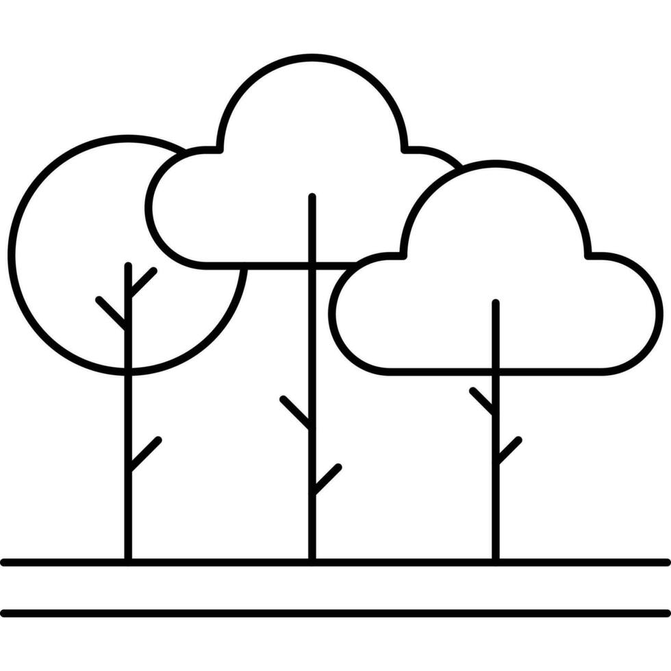 agriculture icons. Line art style icon vector