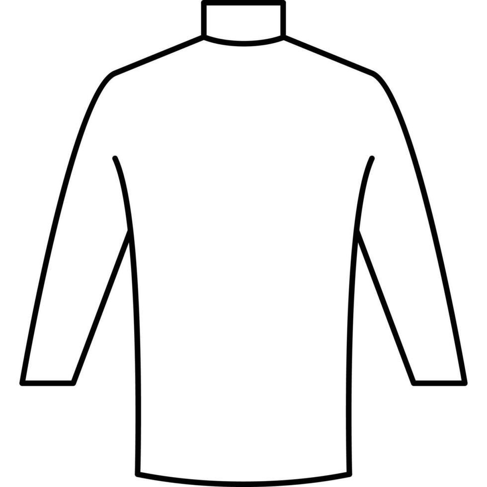 Clothing line icon. minimal vector illustrations. Simple outline signs for fashion application