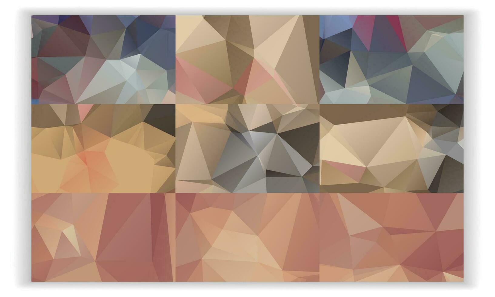 Triangular abstract background vector