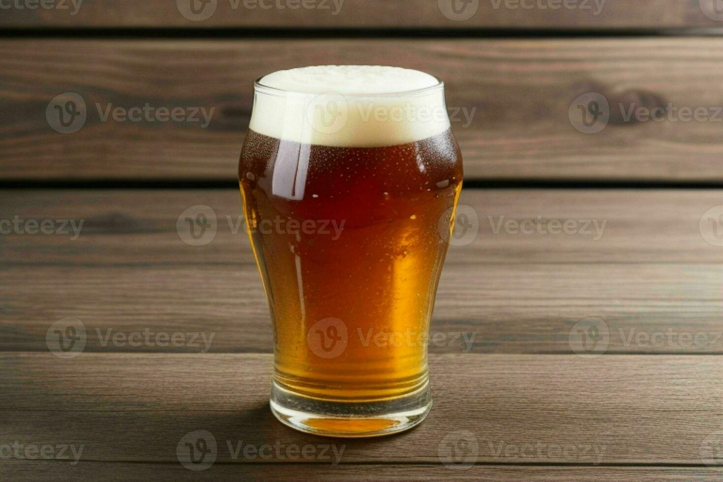 AI generated Beer in glass. AI Generative Pro Photo