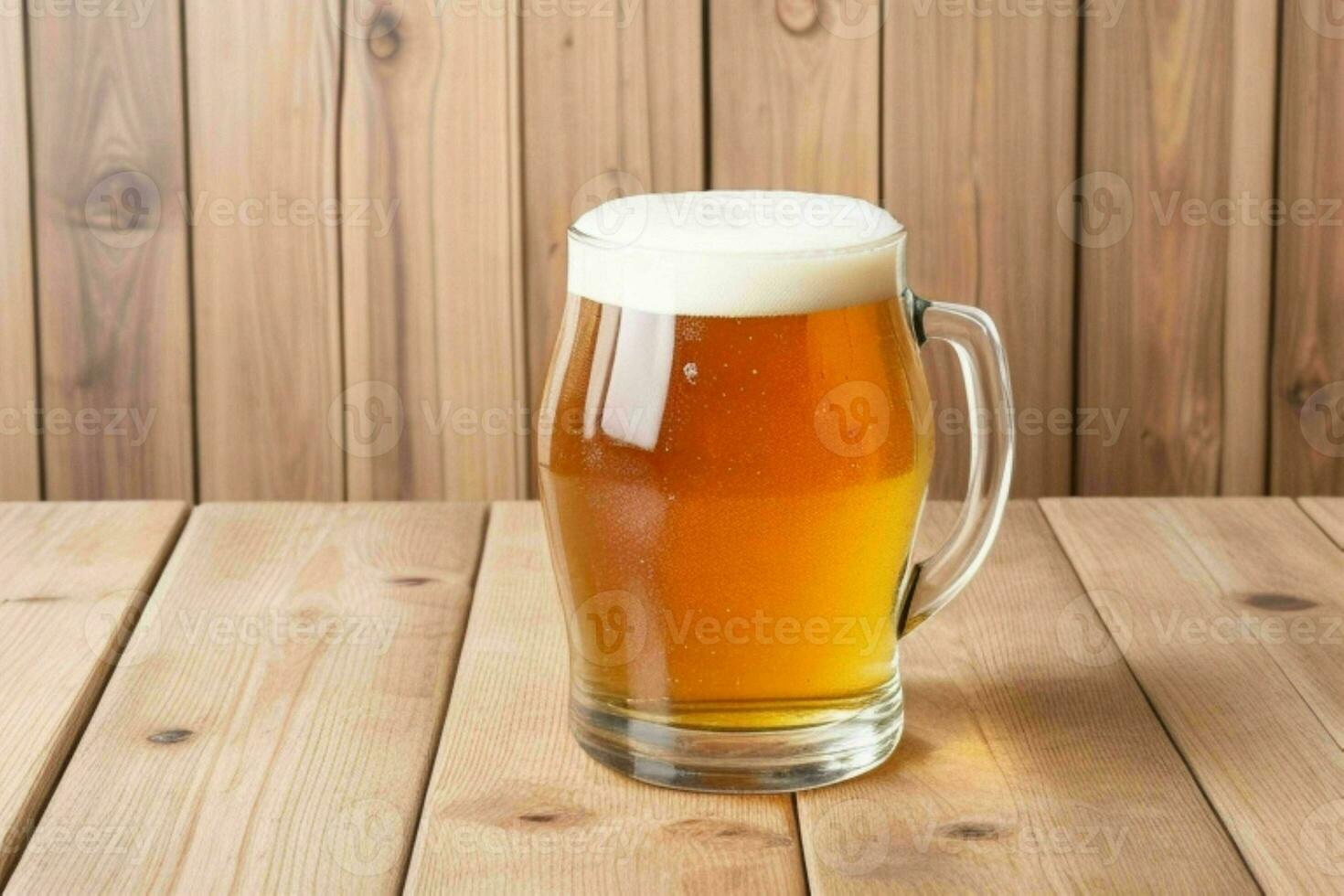 AI generated Beer in glass. AI Generative Pro Photo