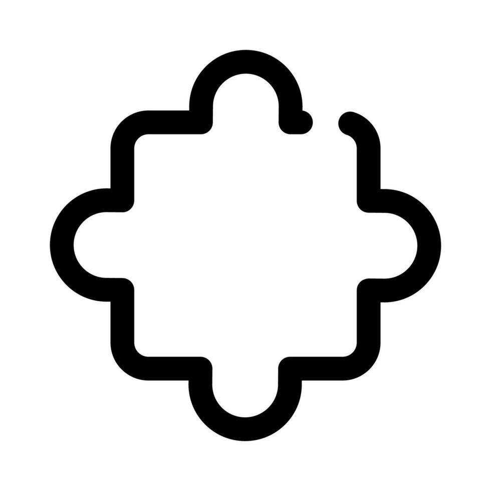 Puzzle icon vector symbol design illustration