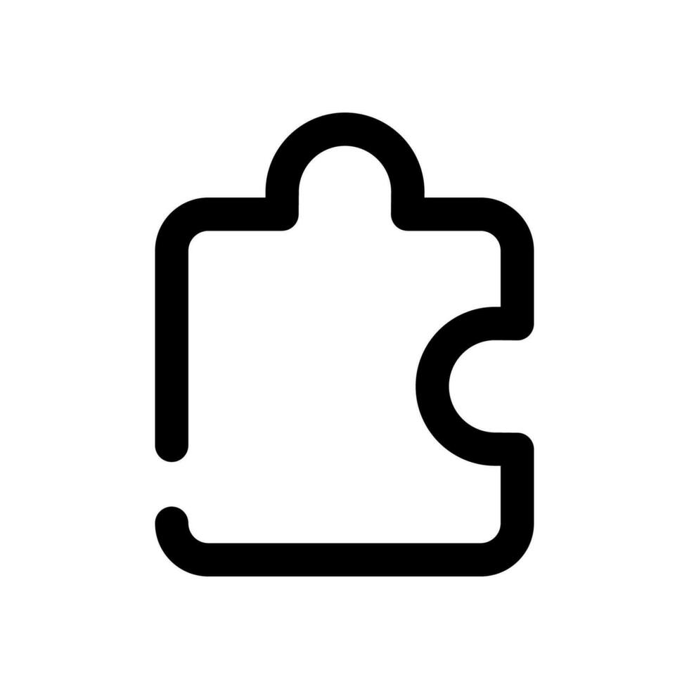 Puzzle icon vector symbol design illustration