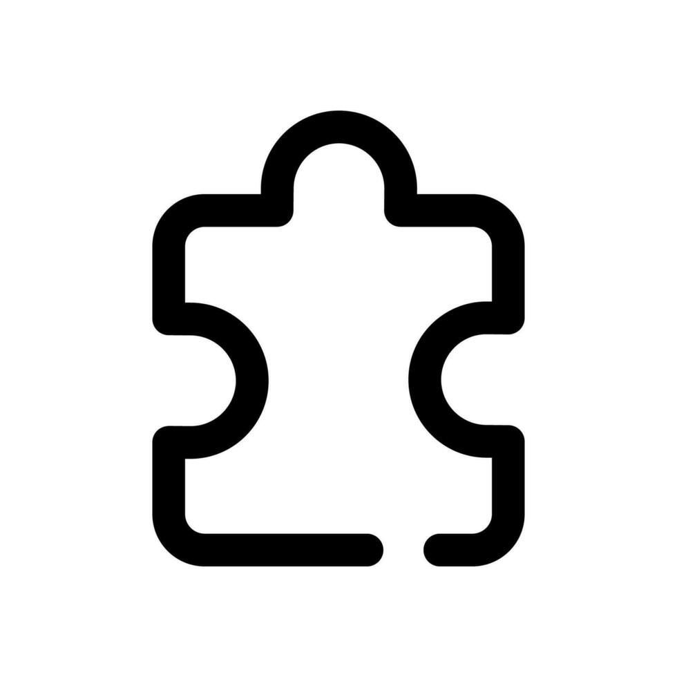 Puzzle icon vector symbol design illustration