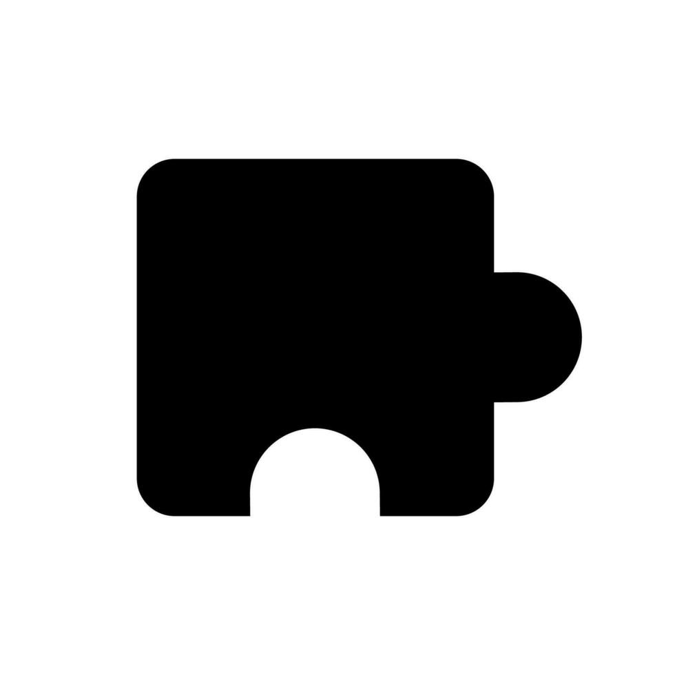 Puzzle icon vector symbol design illustration