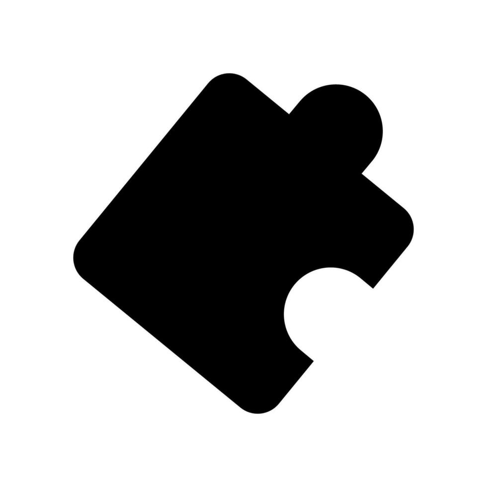 Puzzle icon vector symbol design illustration