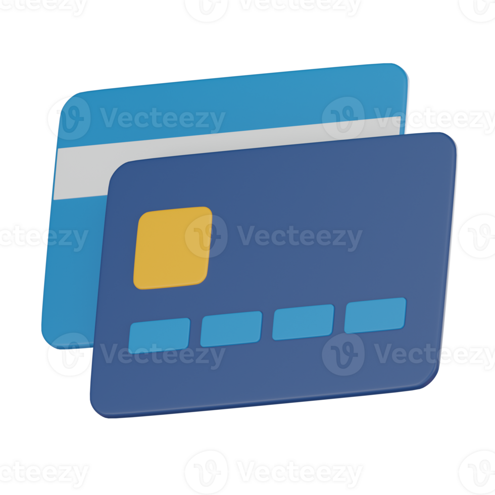 Empowering Financial Transactions a Credit Card Icon. 3D render. png