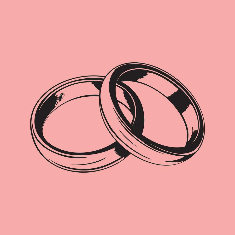 Wedding Ring image Vectors, Illustrations vector