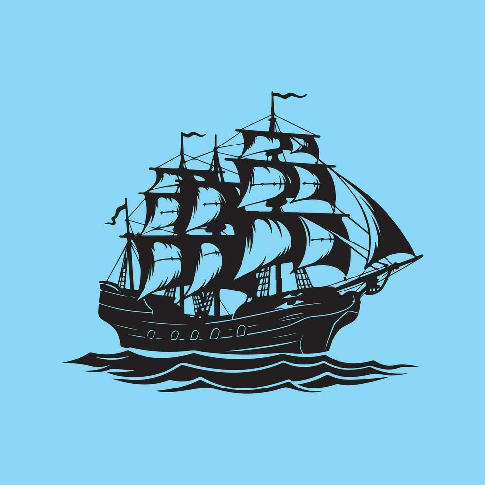 Sailing Ship Vector art and illustrations