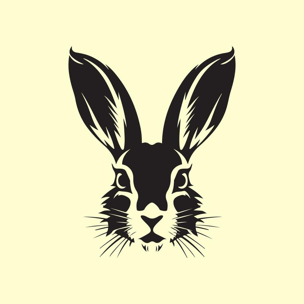 Rabbit Head Image Vector, illustration of a rabbit vector