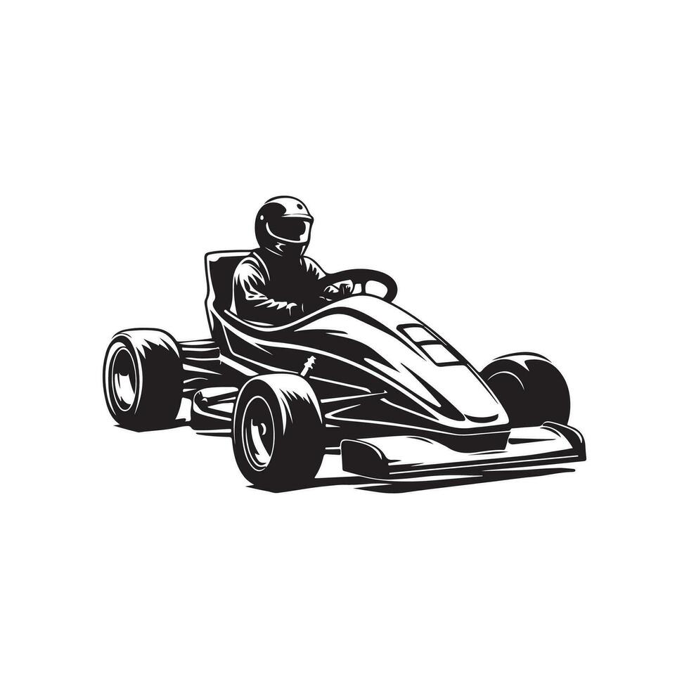 Go Kart Vector Art, Icons, and Graphics