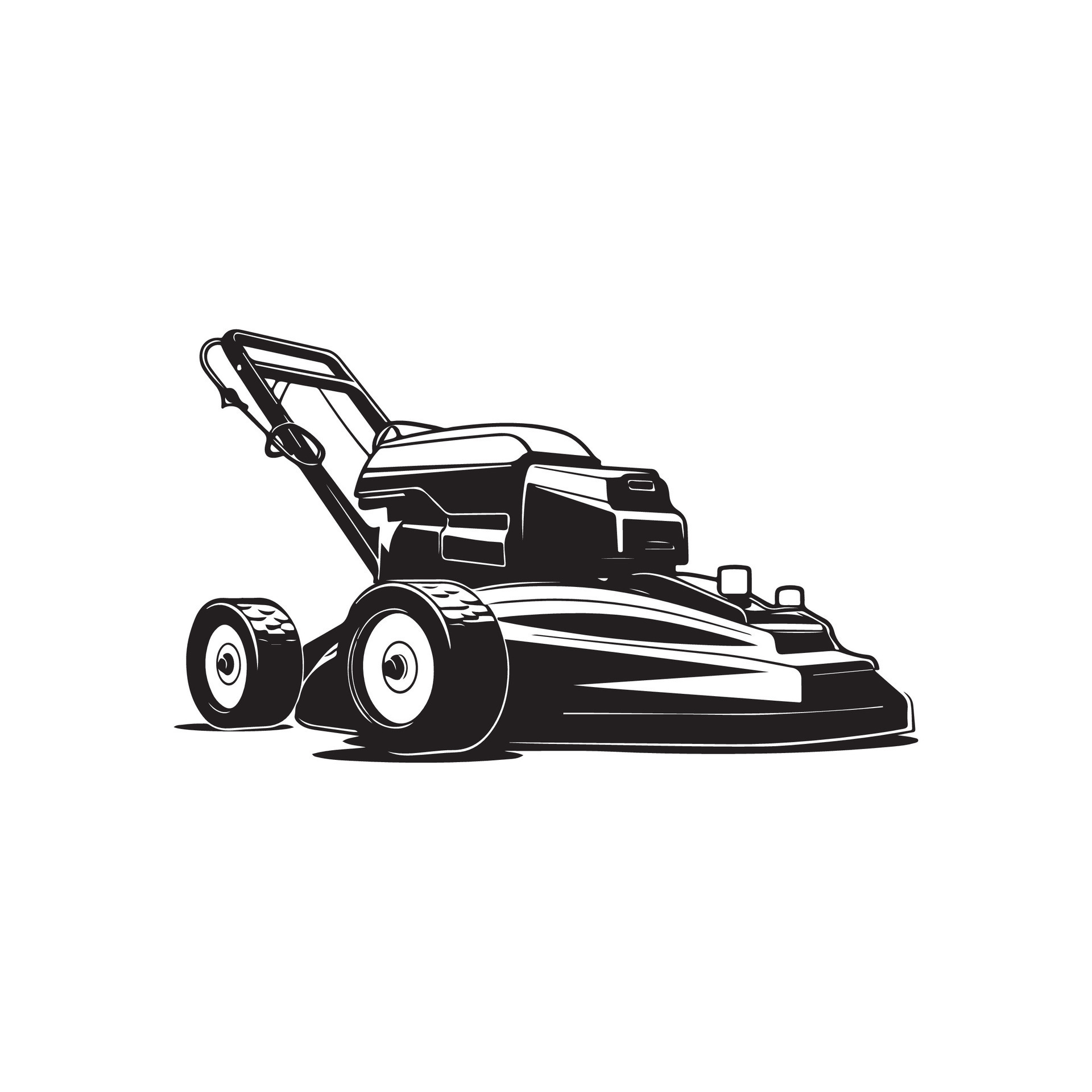 Lawn Mower Image Vector 34715865 Vector Art At Vecteezy Lawn Mower Image Vector
