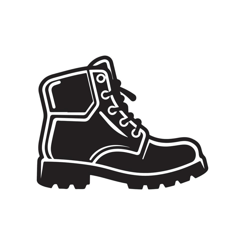 illustration of a pair of boots vector