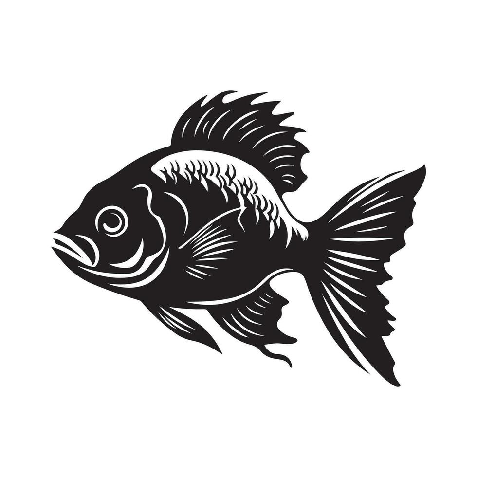 Fish vector image, illustration of fish